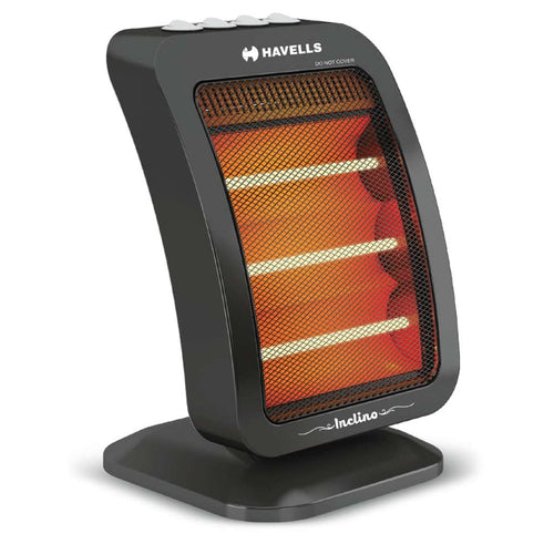 Havells Inclino Halogen Room Heater 1200W Black And Grey GHRGHAIK120 