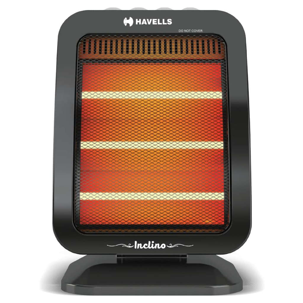 Havells Inclino Halogen Room Heater 1200W Black And Grey GHRGHAIK120