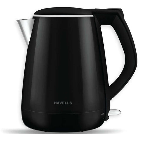 Havells Aqua Plus Electric Kettle 1.2 Litre 1200W Black GHBKTATK125 