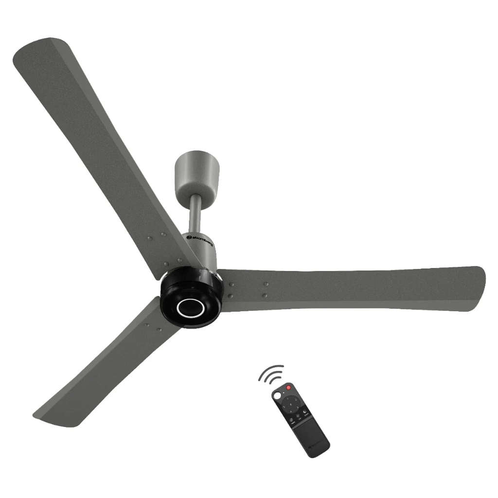 Atomberg Renesa Elite Liquid BLDC Ceiling Fan With Remote Control & LED Indicators 1200mm Sand Grey 