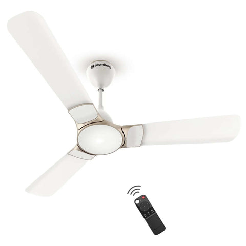 Atomberg Erica Nuvo BLDC Ceiling Fan With Remote 1200mm Snow White 