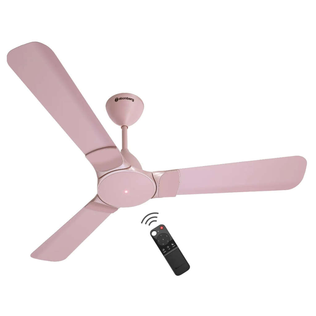 Atomberg Erica Nuvo BLDC Ceiling Fan With Remote 1200mm Lotus Pink 