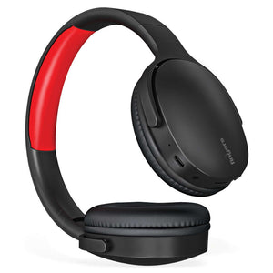 Fingers Rock-n-Roll H6 Wireless Headphones Soft Black + Rich Red 