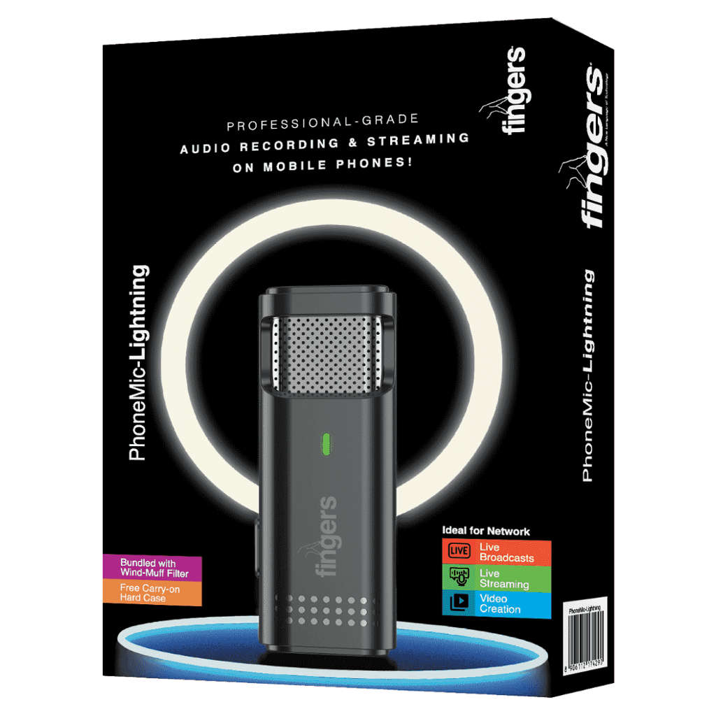 Fingers PhoneMic-Lightning Lavalier Wireless Mic