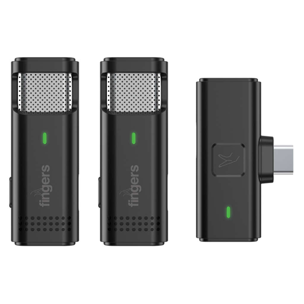 Fingers PhoneMic-TypeC(2Mic) Lavalier Wireless Mic 