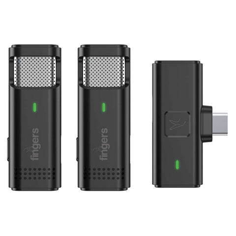 Fingers PhoneMic-TypeC(2Mic) Lavalier Wireless Mic 