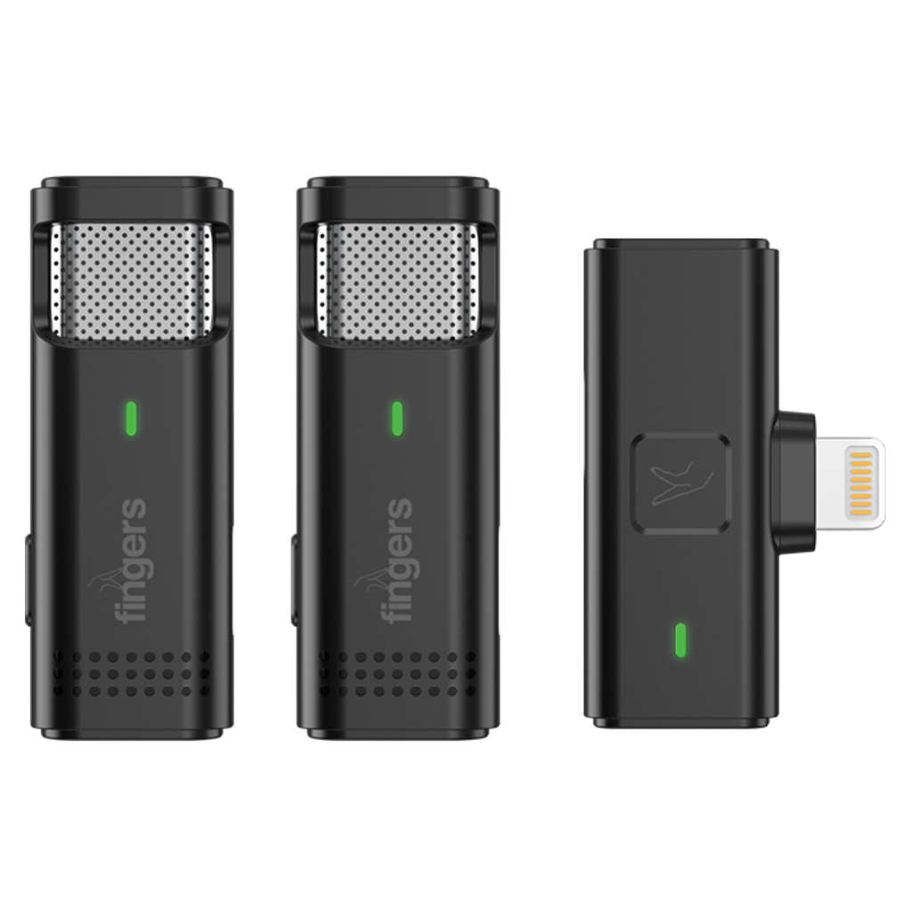 Fingers Duo-PhoneMic-Lightning Lavalier Wireless Mic