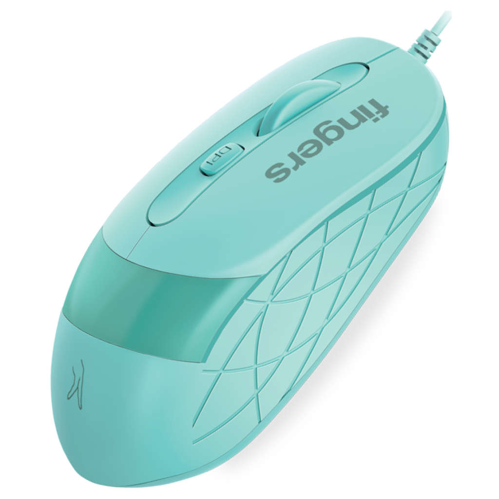 Fingers SuperHit Wired Mouse Sea Blue