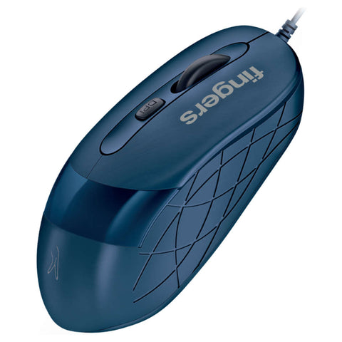 Fingers SuperHit Wired Mouse Royale Blue 