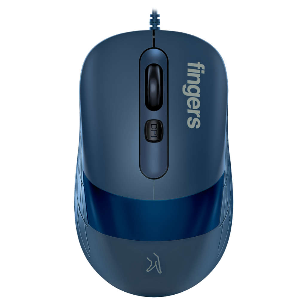 Fingers SuperHit Wired Mouse Royale Blue