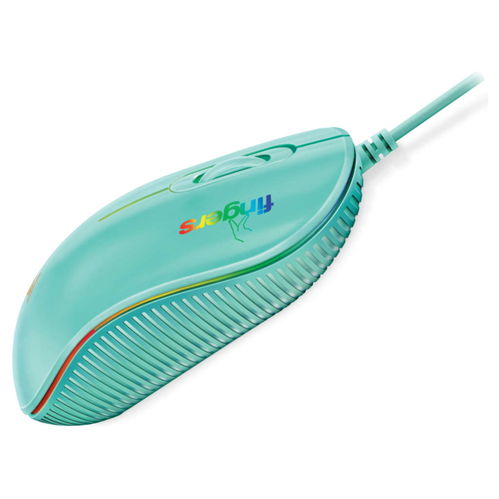 Fingers RGB-Debonair Wired Mouse Dreamy Blue