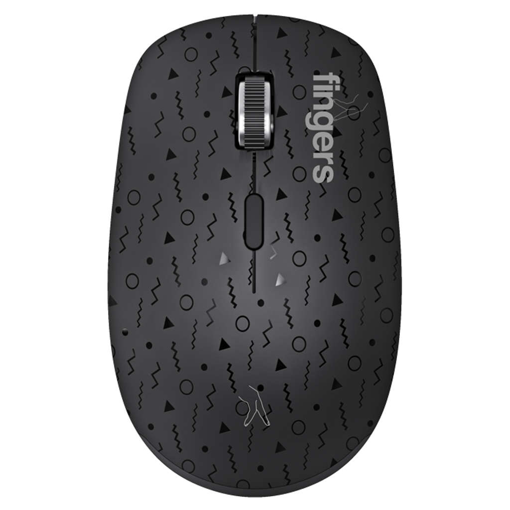 Fingers TrendyGrip Wireless Mouse Matte Black