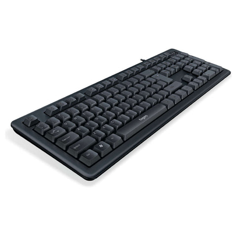 Fingers AiryClicks Wired Keyboard Rich Black 