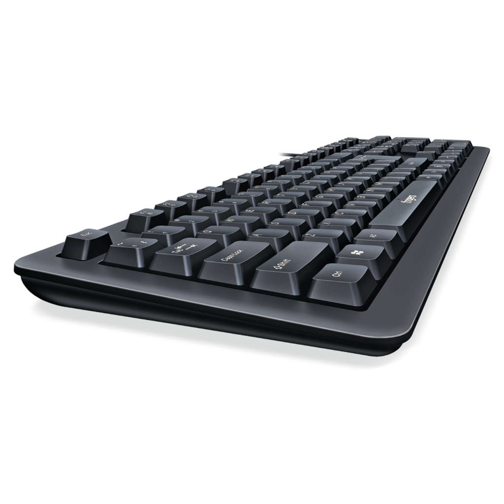 Fingers AiryClicks Wired Keyboard Rich Black