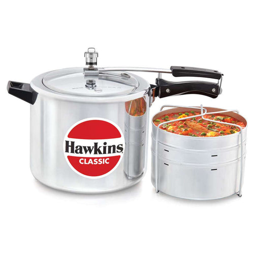 Hawkins Classic Pressure Cooker With Aluminium Separator 10 Litre CL 11 