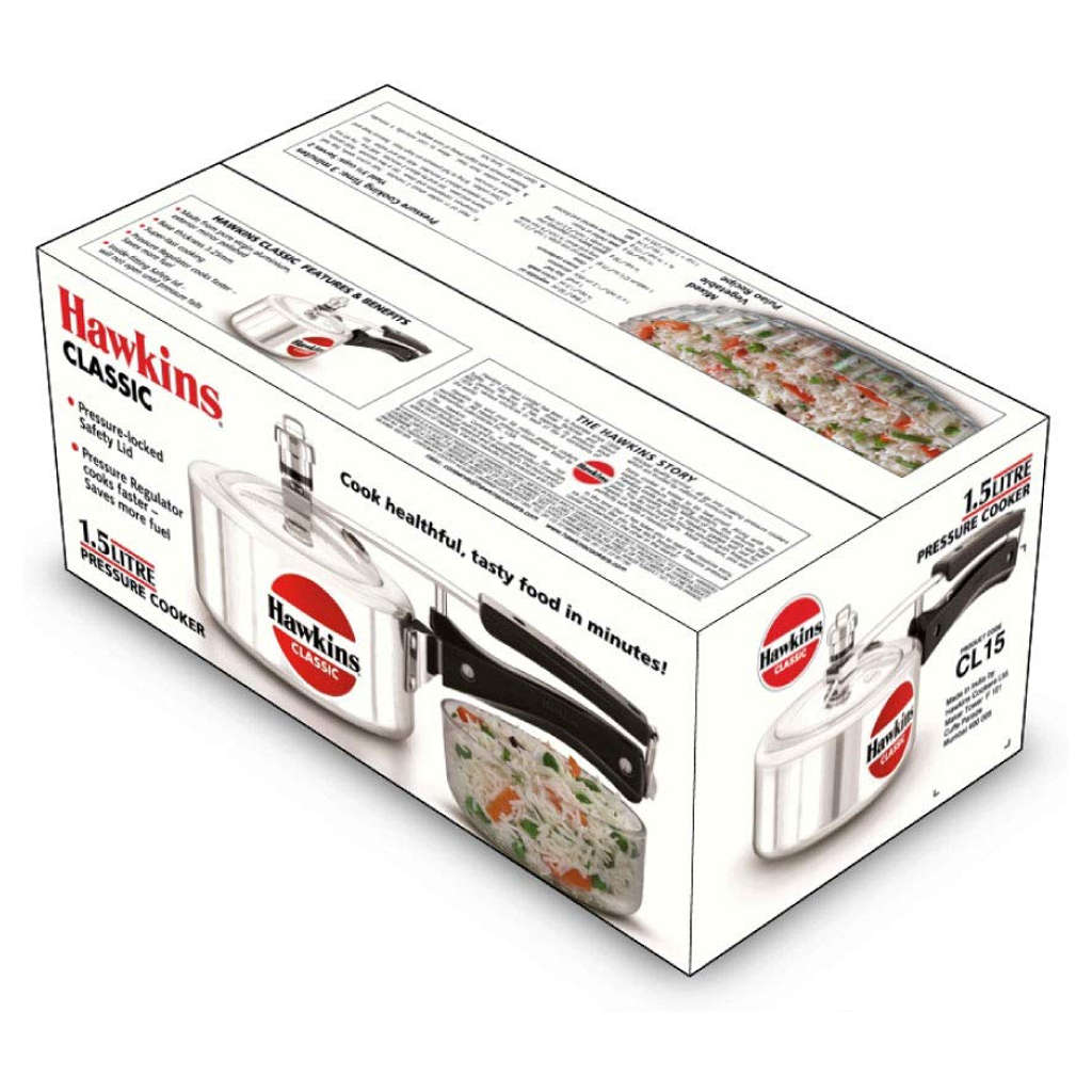Hawkins Classic Pressure Cooker 1.5 Litre CL 15