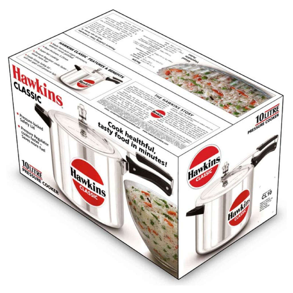 Hawkins Classic Pressure Cooker 10 Litre CL 10