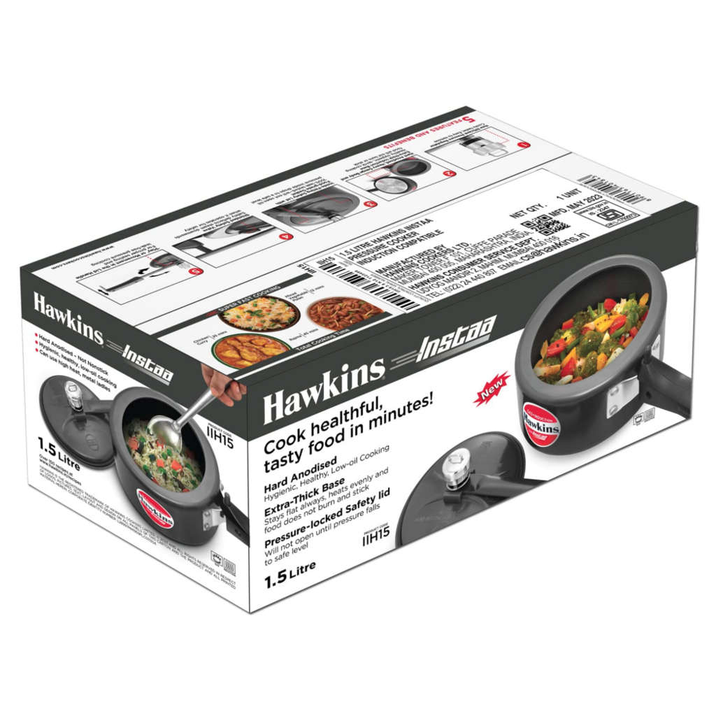 Hawkins Instaa Pressure Cooker 1.5 Litre IIH 15