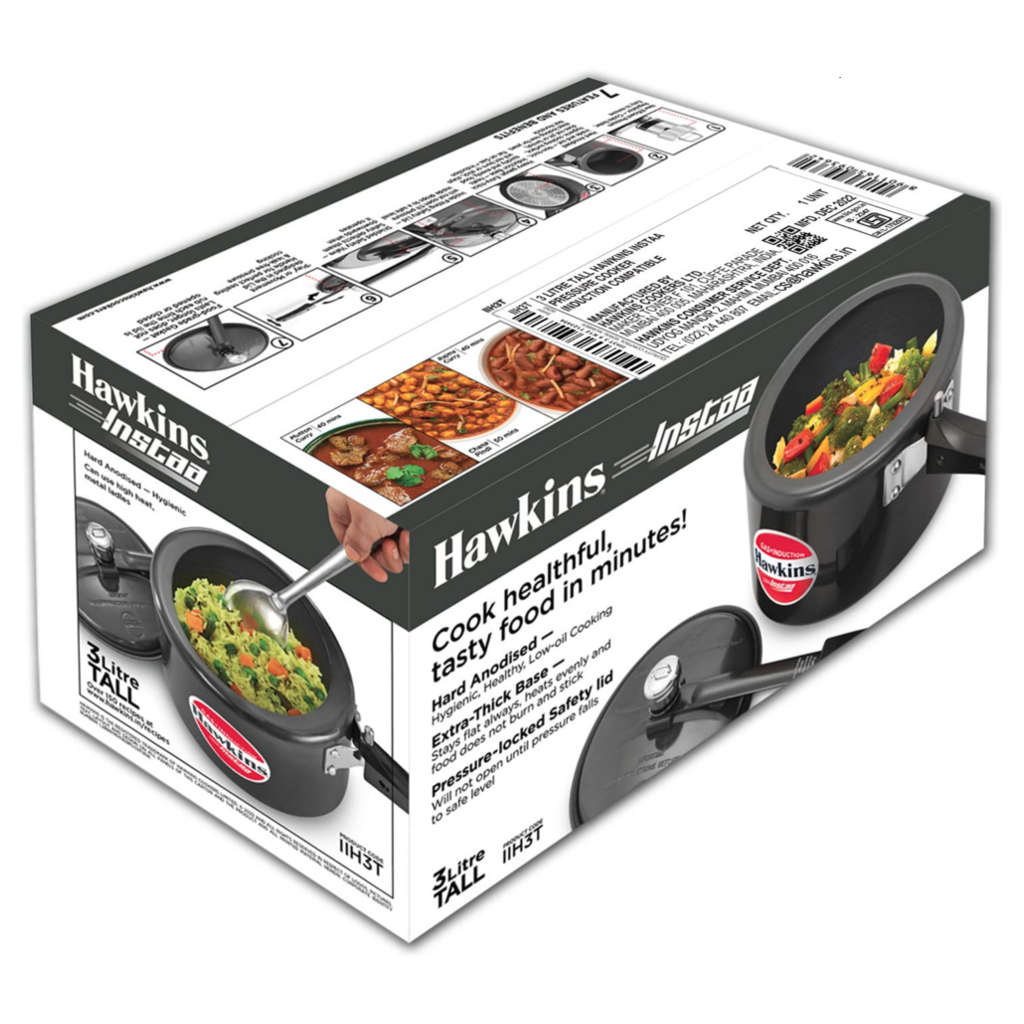 Hawkins Instaa Tall Pressure Cooker 3 Litre IIH 3T