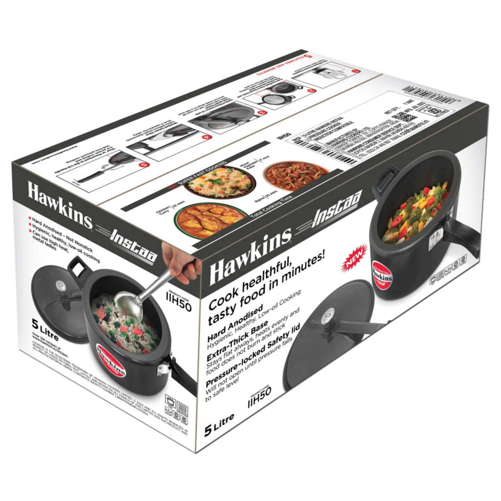 Hawkins Instaa Pressure Cooker 5 Litre IIH 50