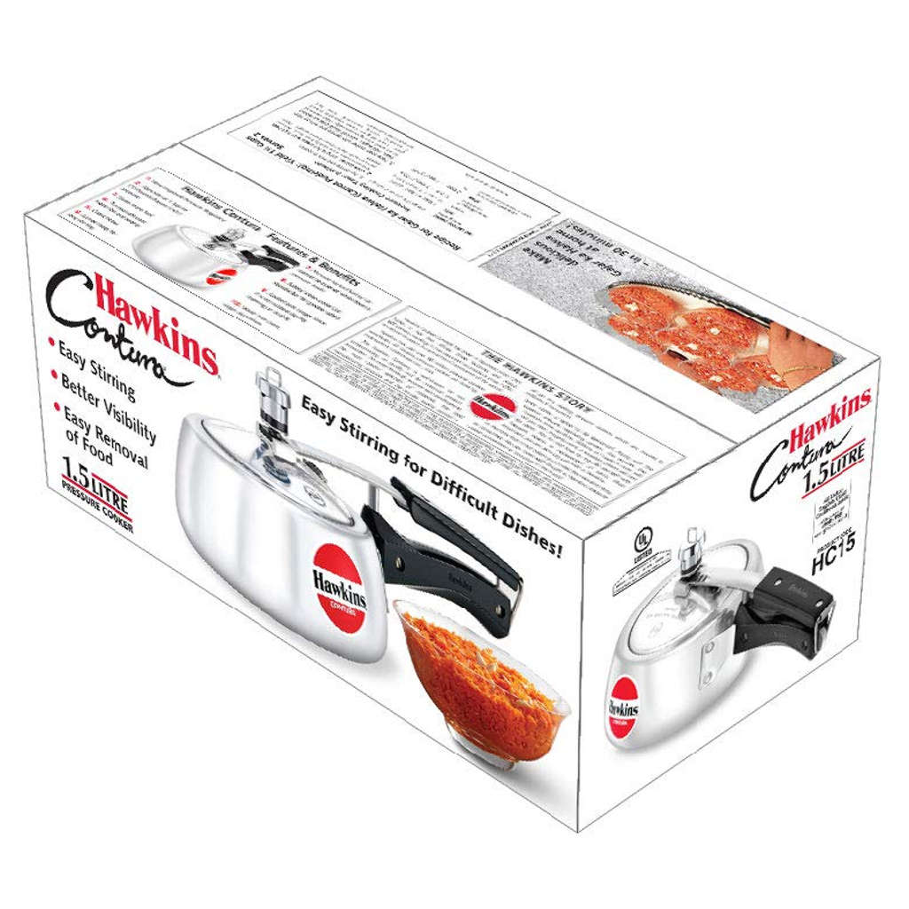 Hawkins Contura Pressure Cooker 1.5 Litre HC 15