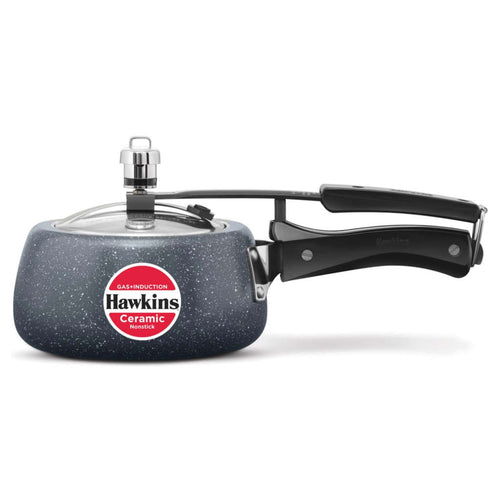 Hawkins Ceramic Nonstick Pressure Cooker 1.5 Litre ICC 15 