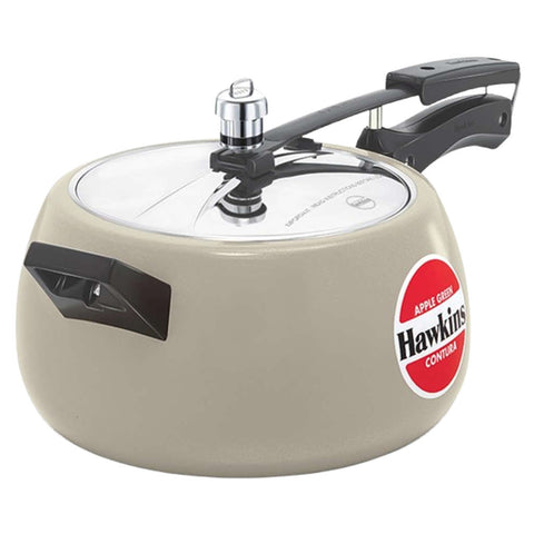Hawkins Ceramic Coated Contura Pressure Cooker 5 Litre Apple Green CAG 50 