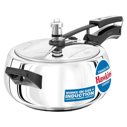 Hawkins Stainless Steel Contura Pressure Cooker 3.5 Litre SSC 35 