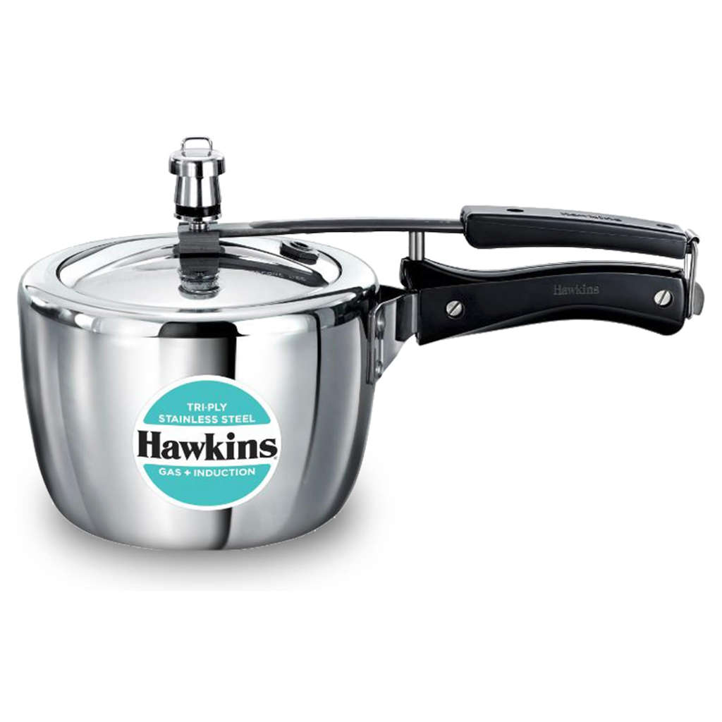 Hawkins Tri-Ply Stainless Steel Pressure Cooker 2.5 Litre HSST 25 
