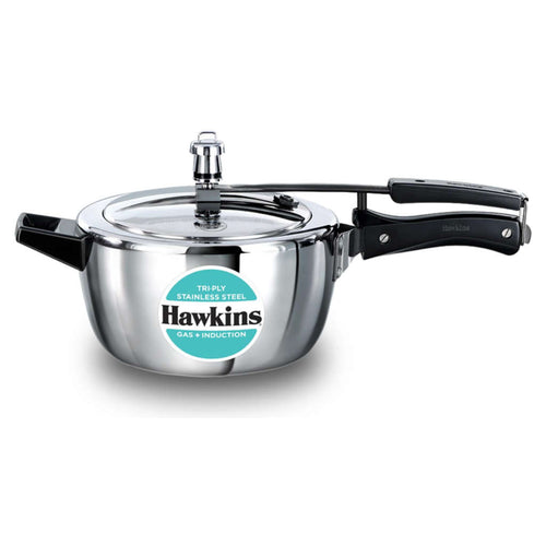 Hawkins Tri-Ply Stainless Steel Pressure Cooker 3.5 Litre HSST 35 