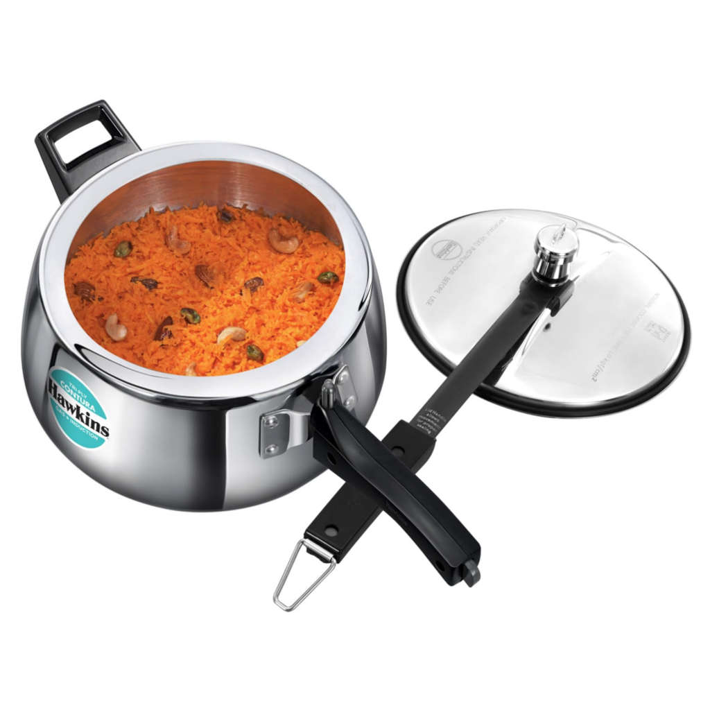 Hawkins Tri-Ply Contura Stainless Steel Pressure Cooker 5 Litre SSTCO 50