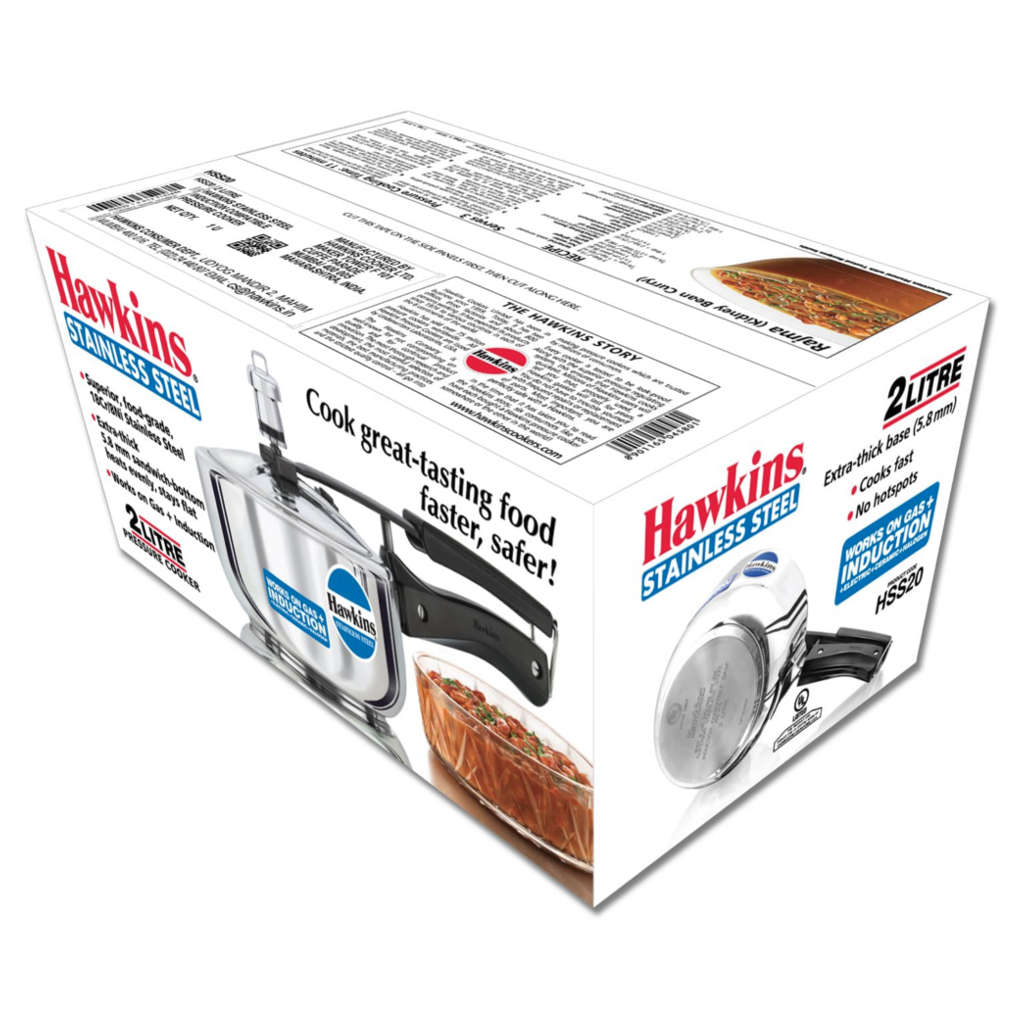 Hawkins Stainless Steel Pressure Cooker 2 Litre HSS 20
