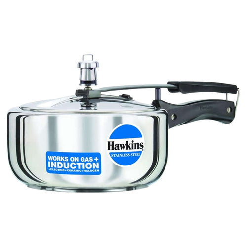 Hawkins Stainless Steel Wide Pressure Cooker 3 Litre HSS 3W 