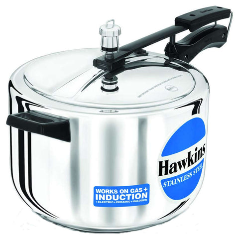 Hawkins Stainless Steel Wide Pressure Cooker 8 Litre HSS 80 
