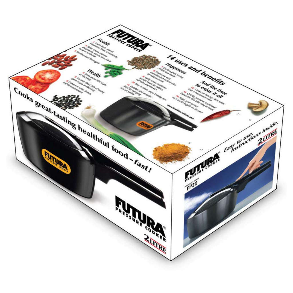 Hawkins Futura Hard Anodised Pressure Cooker 2 Litre FP 20