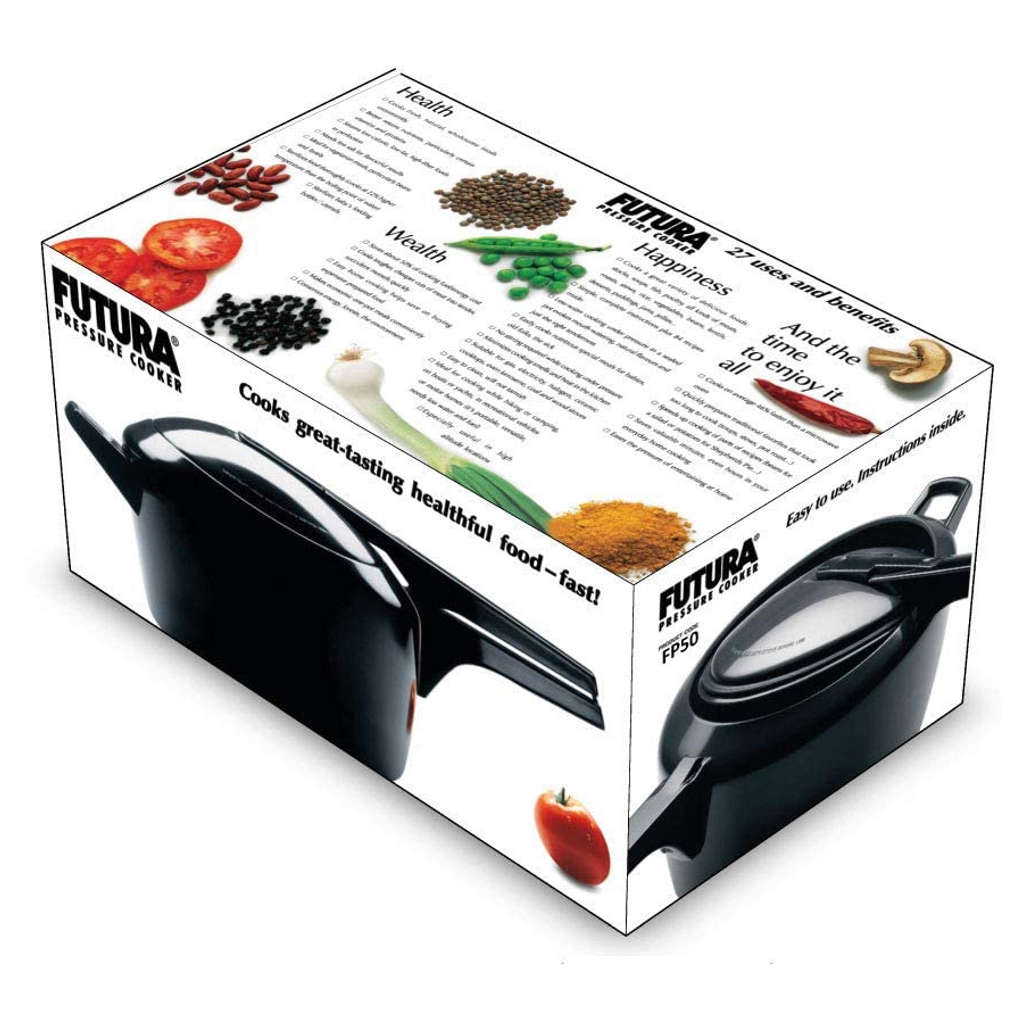 Hawkins Futura Hard Anodised Pressure Cooker 5 Litre FP 50