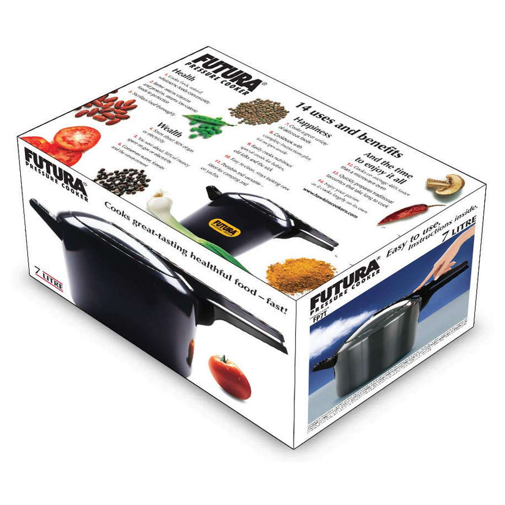 Hawkins Futura Tall Hard Anodised Pressure Cooker 7 Litre FP 7T