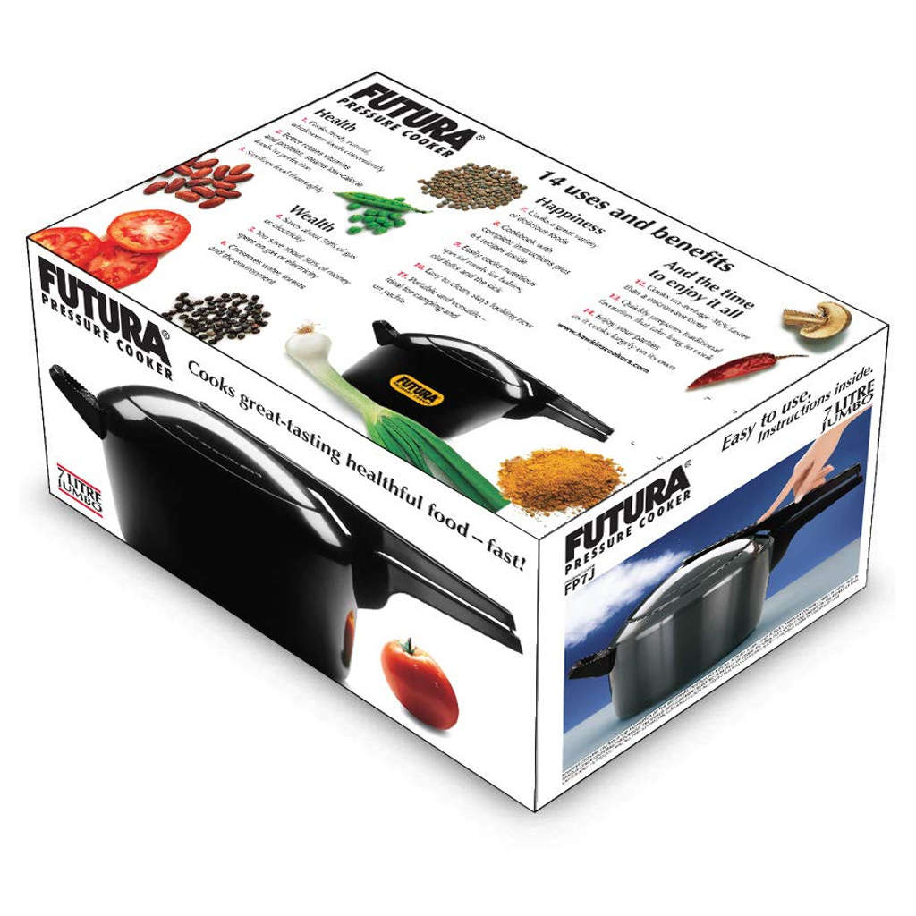 Hawkins Futura Jumbo Hard Anodised Pressure Cooker 7 Litre FP 7J