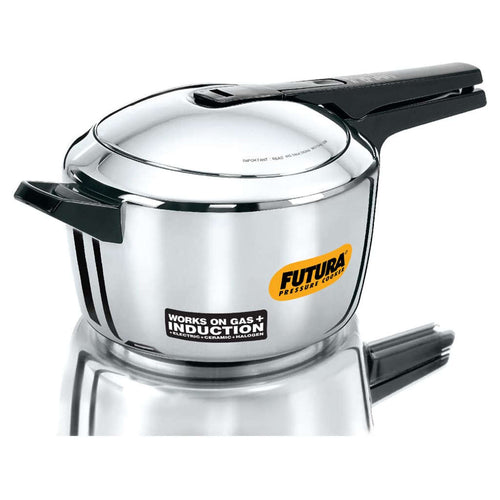 Hawkins Futura Stainless Steel Pressure Cooker 5.5 Litre FSS 55 