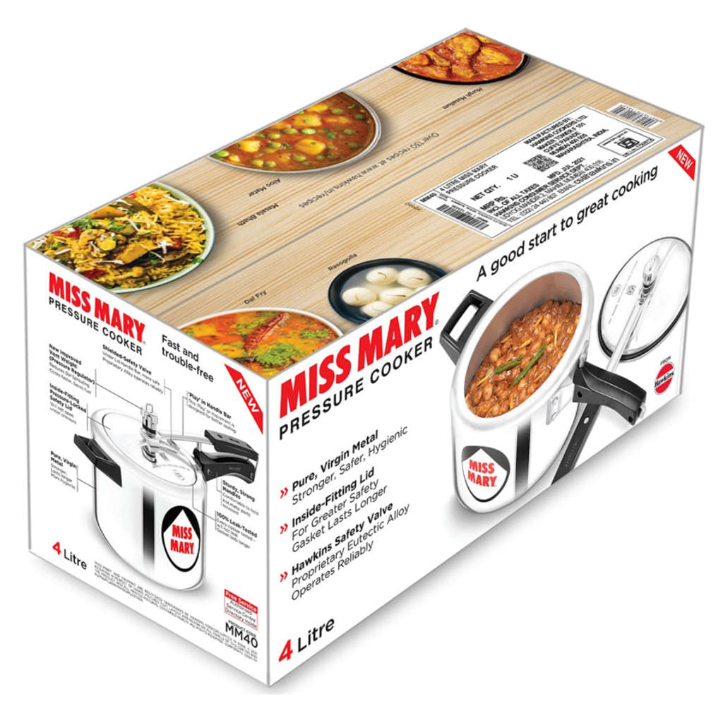 Hawkins Miss Mary Pressure Cooker 4 Litre MM 40