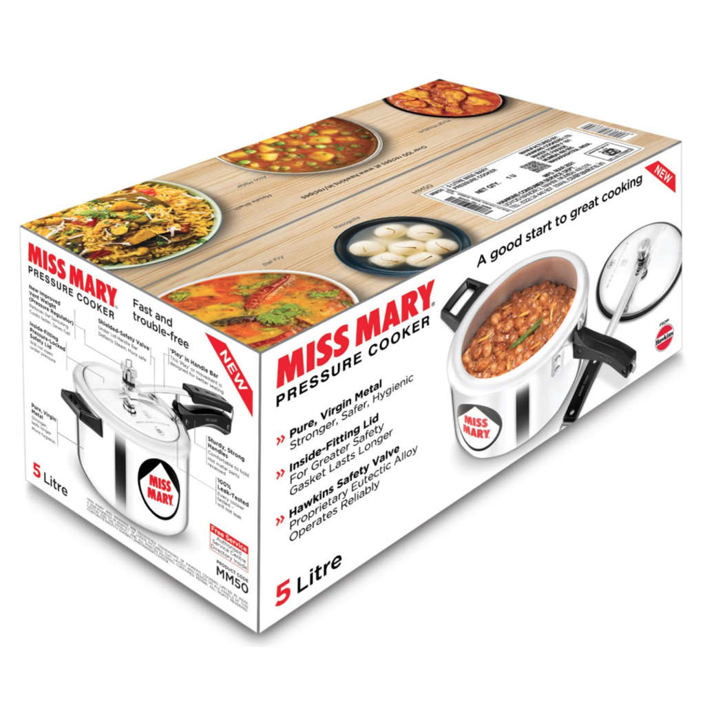 Hawkins Miss Mary Pressure Cooker 5 Litre MM 50
