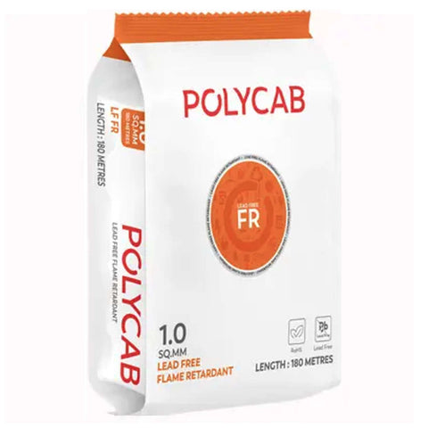 Polycab LF FR PVC Insulated Cable 6 Sq.mm 180 Meters 
