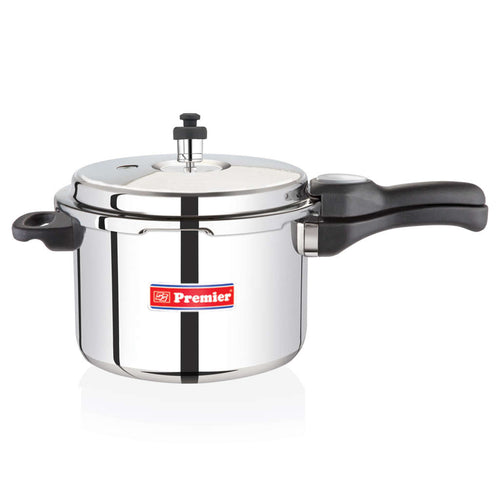Premier Comfort Stainless Steel Sandwich Botttom Pressure Cooker With Induction 8 Litres 005481 