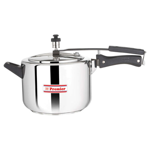 Premier Stainless Steel Inner Lid Induction Base Pressure Cooker 5 Litres 105005 