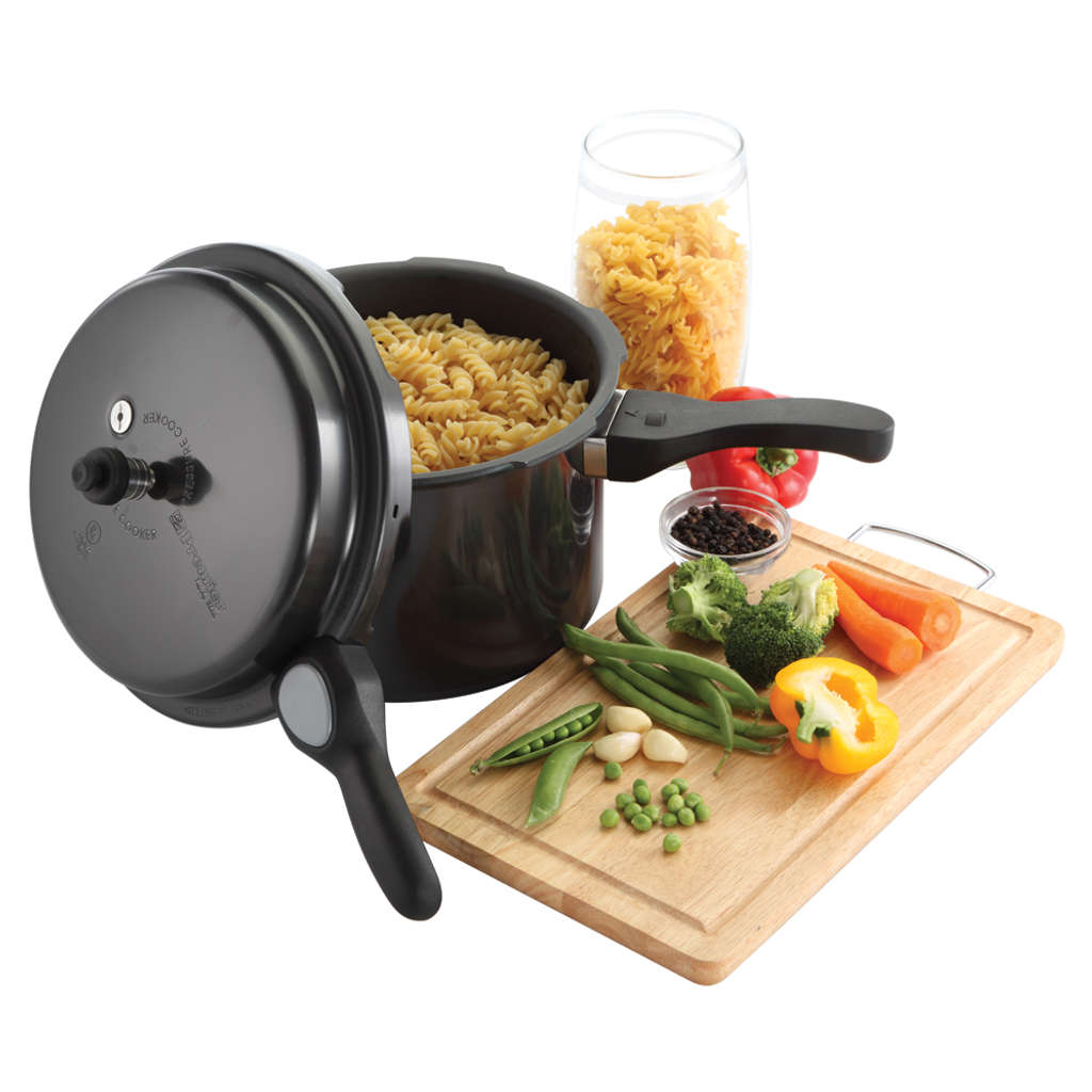 Premier Cucina Trendy Black Hard Anodized Induction Bottom Pressure Cooker 3 Litres 103172