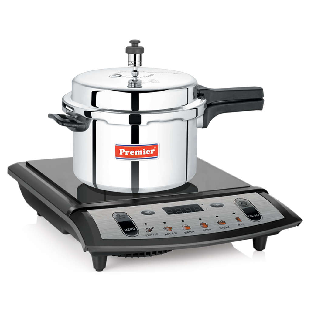 Premier Classic Aluminum Induction Bottom Pressure Cooker 2 Litres 001160