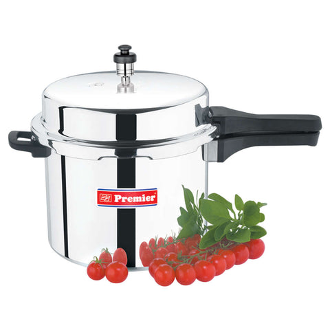 Premier Classic Aluminum Induction Bottom Pressure Cooker 8 Litres 001168 