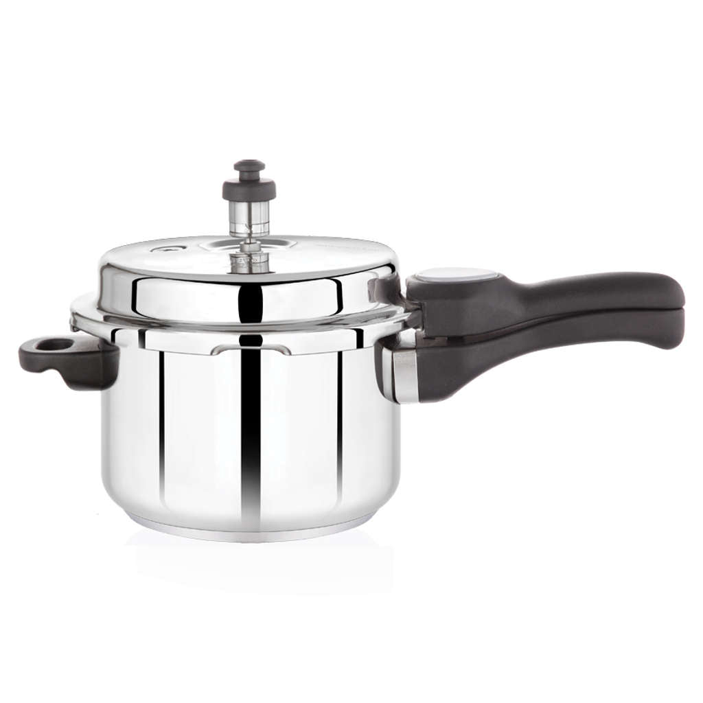 Premier Comfort Stainless Steel Induction Bottom 3 Litres Pressure Cooker & Pan Combo 00559