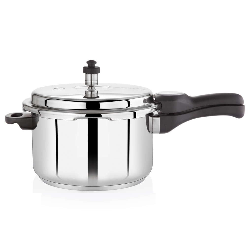 Premier Comfort Stainless Steel Induction Bottom 5 Litres Pressure Cooker & Pan Combo 00560