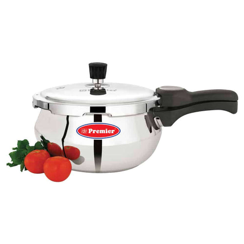 Premier Triply Handi Stainless Steel Pressure Cooker 3 Litres 102202 